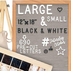 +690 PRECUT Letters, Cursive, Wooden Sorting Tray